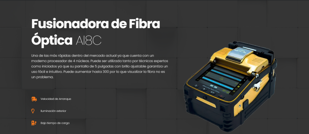 FUSIONADORA DE FIBA ÓPTICA AI8C 