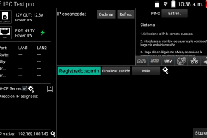 Analizador de Cámara IP rXTester
